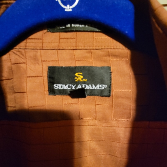 MENS FRENCH CUFF BUTTON DOWN DRESS SHIRT - Picture 3 of 3